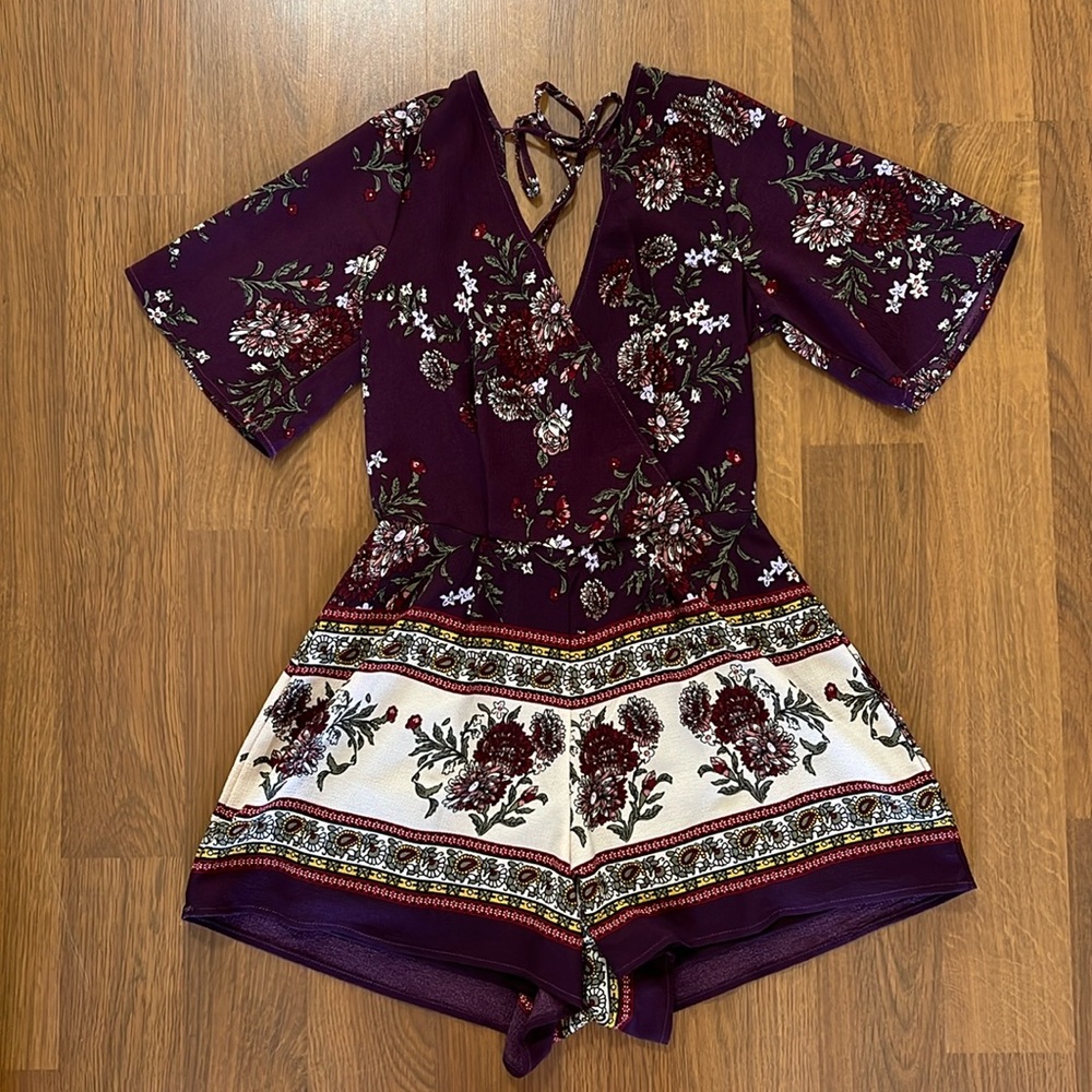 Purple Romper